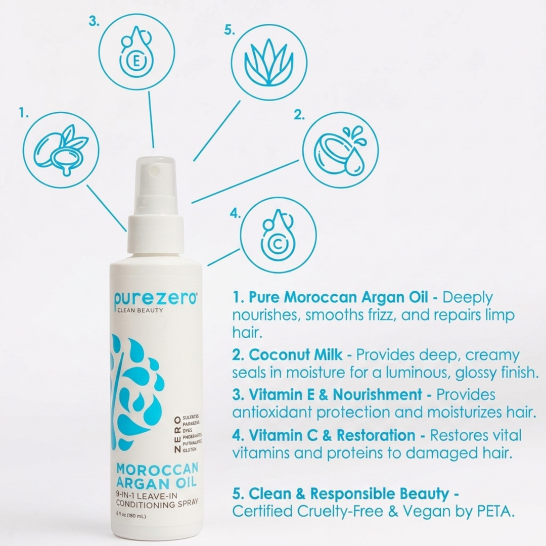 Moroccan Argan Repairing Leave In Conditioning Spray